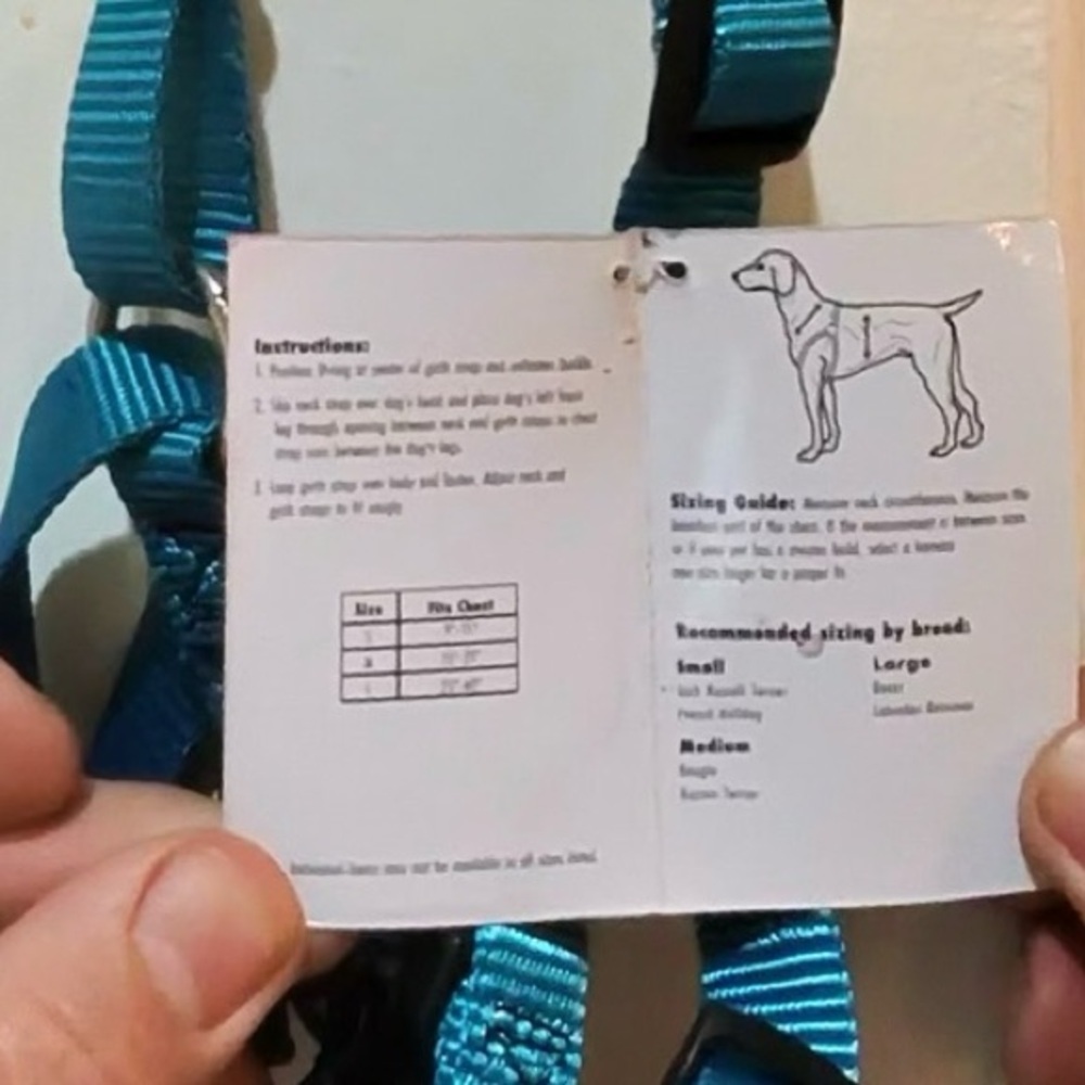 Casual Canine Blue Dog Two Step Harness Medium 15-25” - Picture 5 of 5